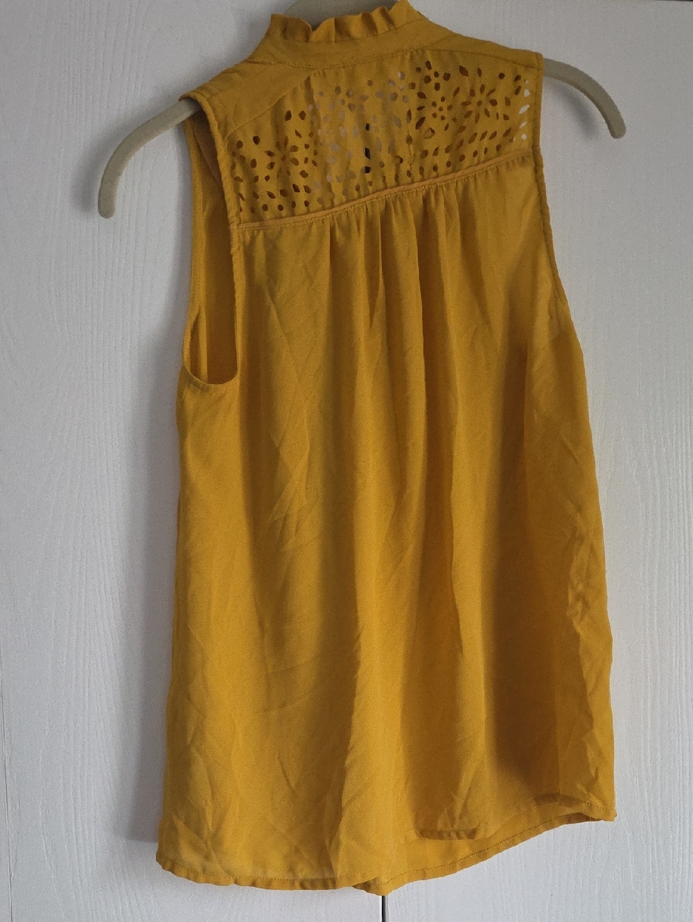 Maeve Luca Gold Silky Top 4 - Picture 3 of 6